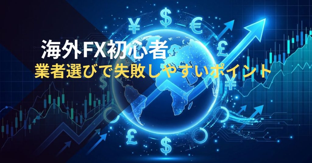 海外FX初心者-業者選びで失敗しやすいポイント