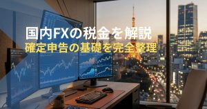 国内FXの税金を解説-確定申告の基礎を完全整理